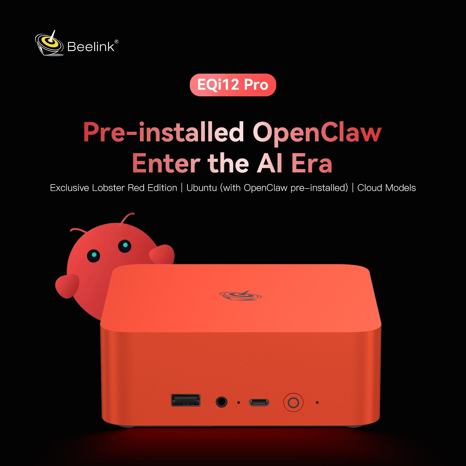 Beelink EQi12 Pro Intel® Core 1235U (OpenClaw プリインストール)